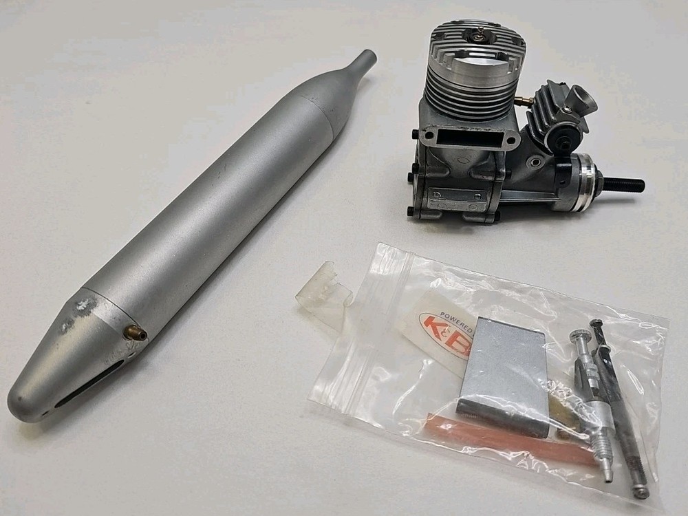 Rc Engine K&B 40 Model Airplane Engine With muffler