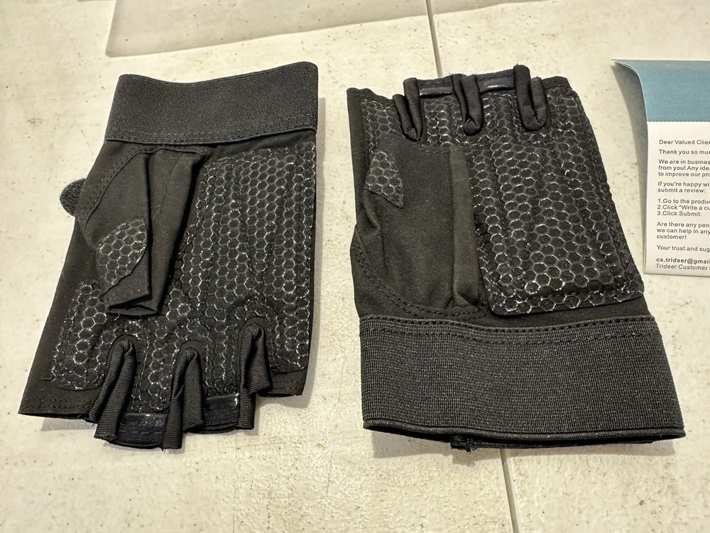 Trideer Weight Lifting Gloves Size Large NEW