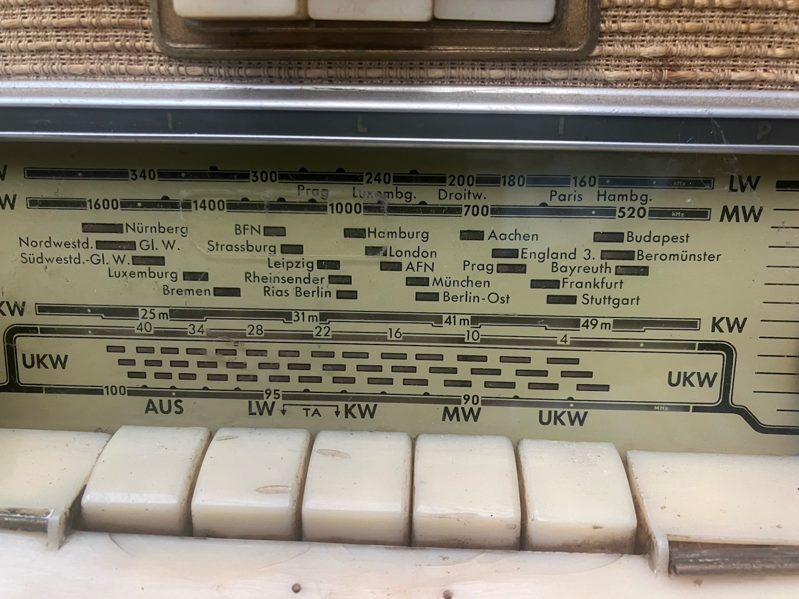 Vintage Philips Sagitta BD 363 A Wood Radio