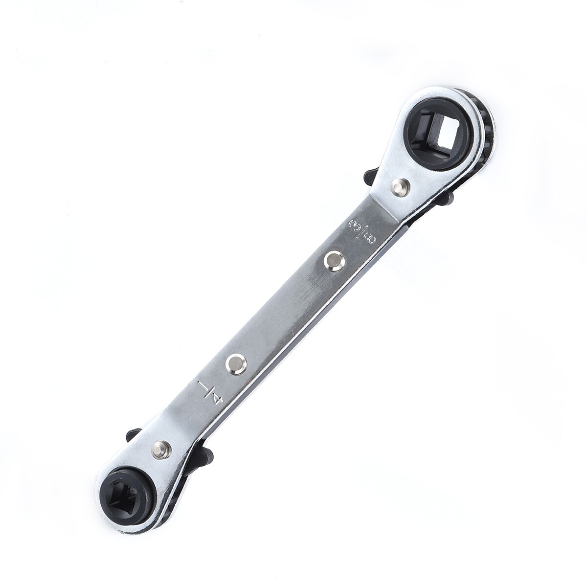 3/8” to 1/4”, 5/16'' x 1/4'' Refrigeration Hvac Service Wrench Set+Hex Bit 4PCS