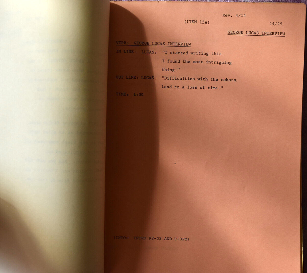 1983 " Movie Blockbusters! " CBS Television Original Screenplay Script