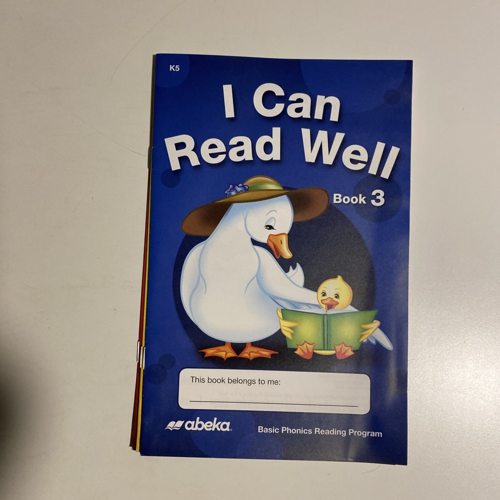 Abeka I Can Read Well Books 1-5 K5 Basic Phonics Reading Program