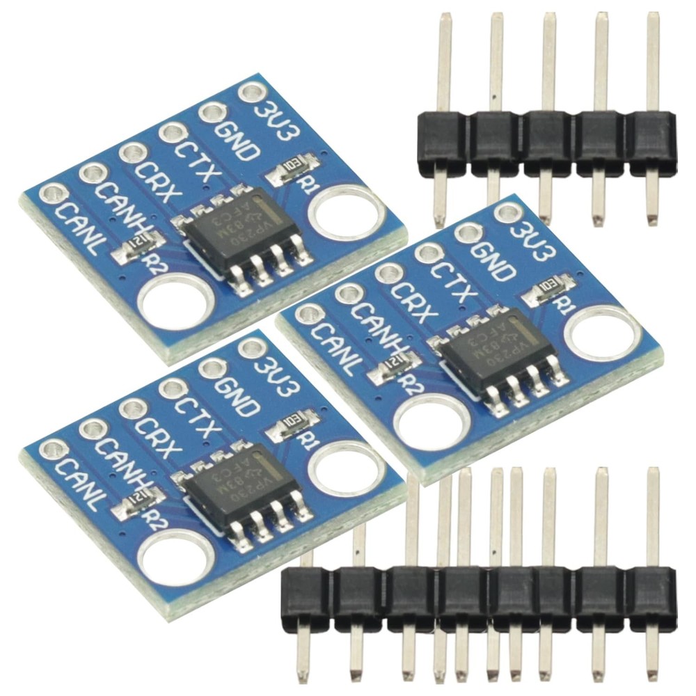 3 Pcs CAN Bus Transceiver Module SN65HVD230 for Arduino Projects
