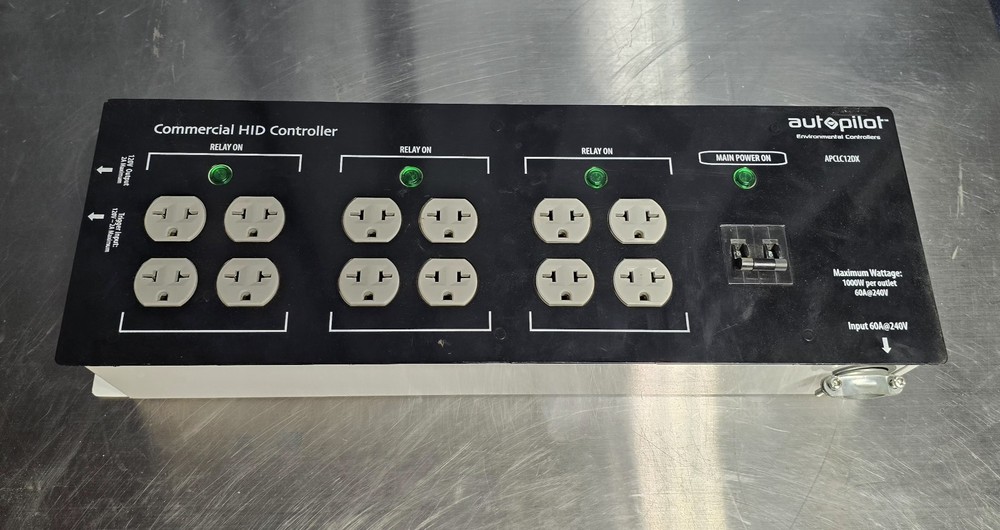 Autopilot Commercial High Power HID 12 Grow Light Controller APCLC12DX