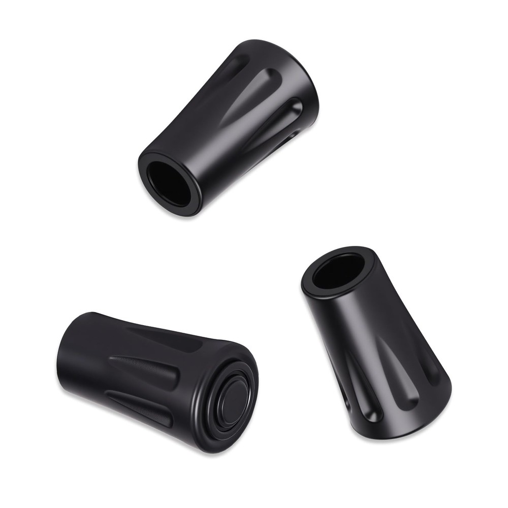 8Pcs Walking Stick Tips, Trekking Pole Tip, Walking Cane Tips Replacement Rub...