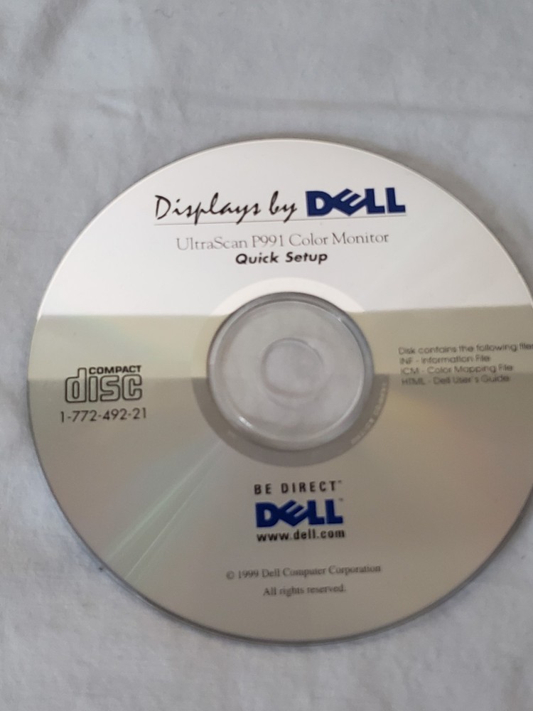 5 Vintage Dell Software- Op Sys, Drivers & Utils, Apps, Displays, Dimen Resource
