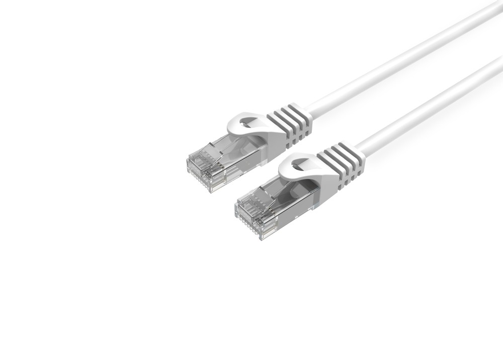 CAT6 Slim Ethernet Patch Cable White 3FT 25 PACK