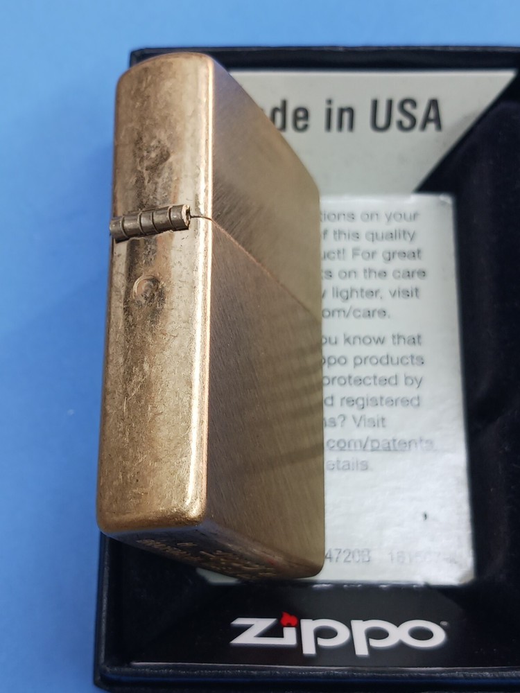 Zippo Herringbone Sweep Brass 29830