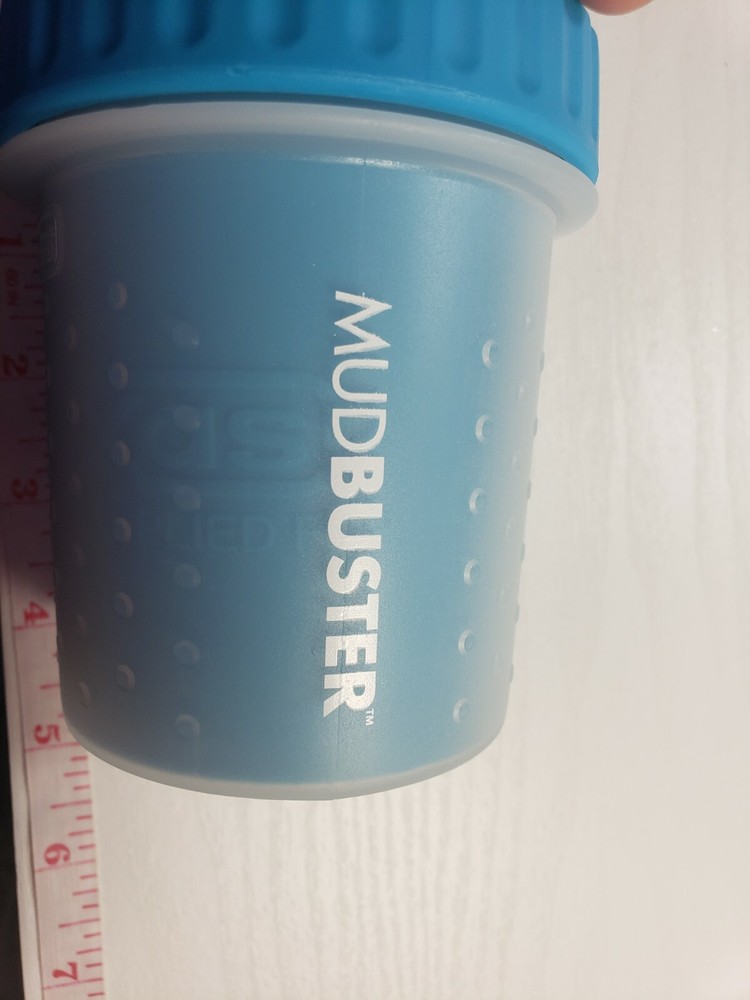 MudBuster Portable Dog Paw Cleaner, Medium, Blue