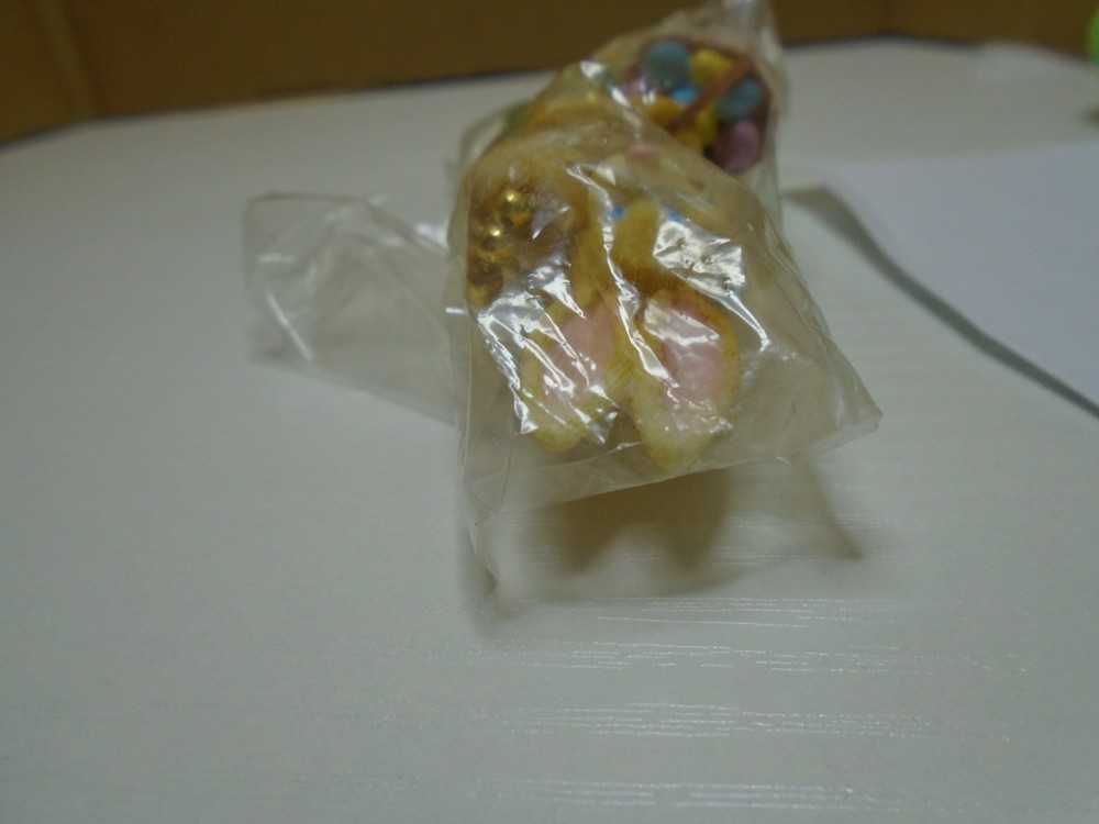 RESIN 3.25" EASTER BUNNY CEILING FAN LIGHT PULL CHAIN NEW (MF49)