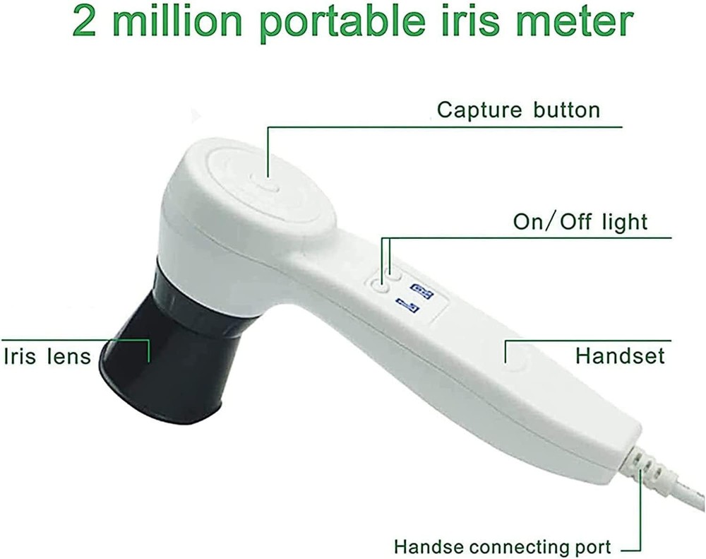 Iris Analyzer Iridology Camera Body Health Analysis Camera with Iris Software US