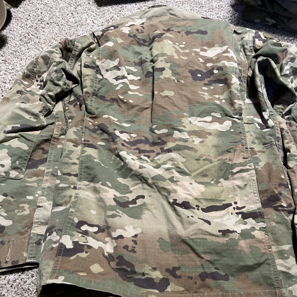 OCP Multicam Camouflage Army Combat Coat Jacket Small Long