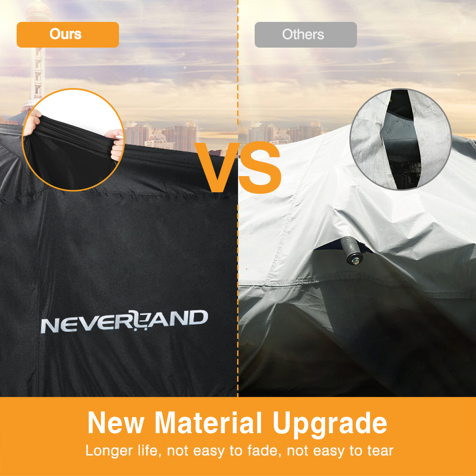 NEVERLAND Atv Cover Waterproof XL Fit For Honda Kawasaki Suzuki Yamaha Polaris