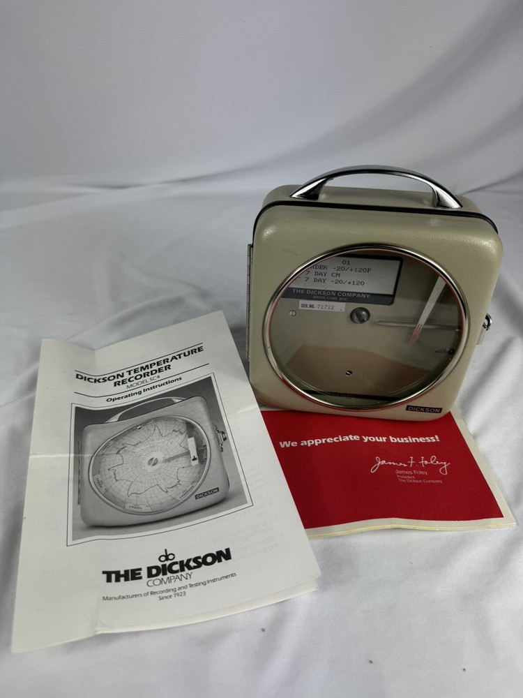 Vintage Dickson Model SC4 - Temperature Recorder - Not Tested