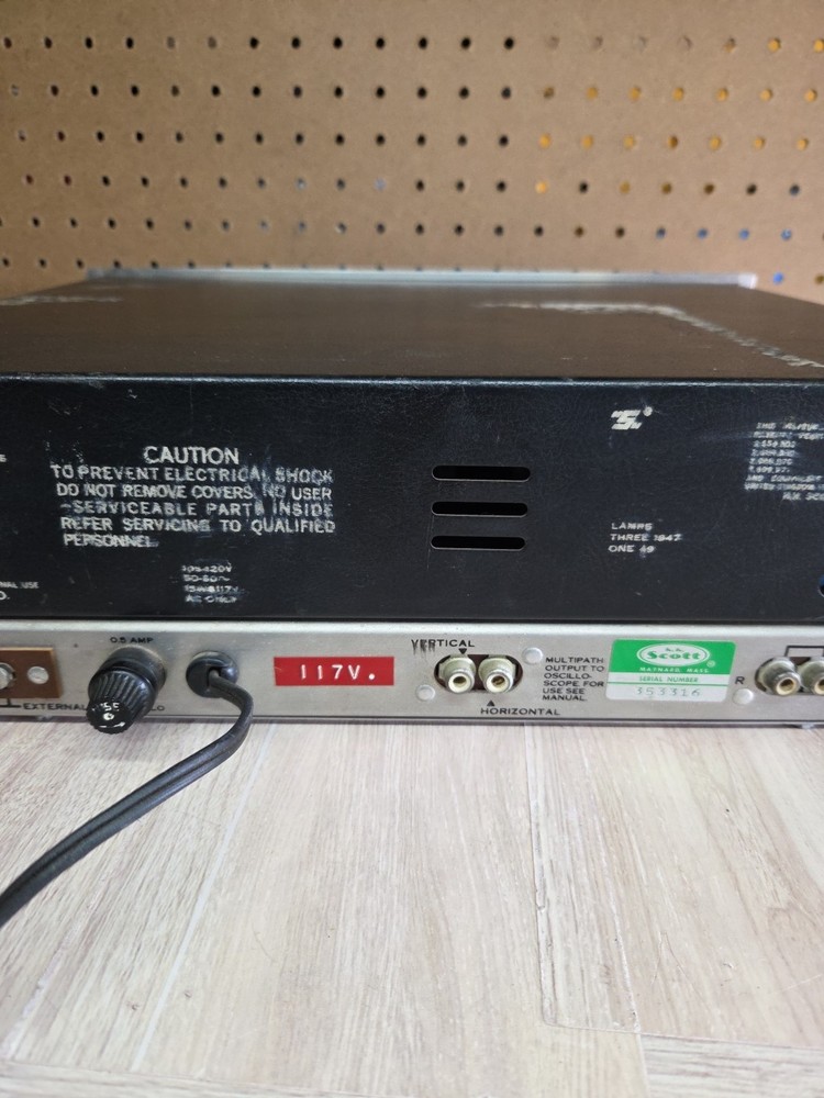 Scott Stereo Master Model 312C FM Tuner Untested