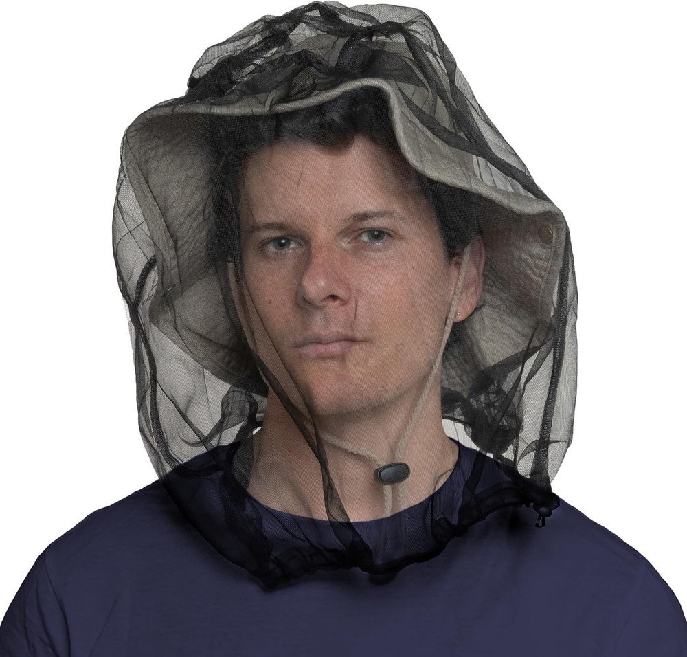 BugNet Eco-Friendly Face Net for Mosquito Protection - 2 Pack, Lightweight & ...