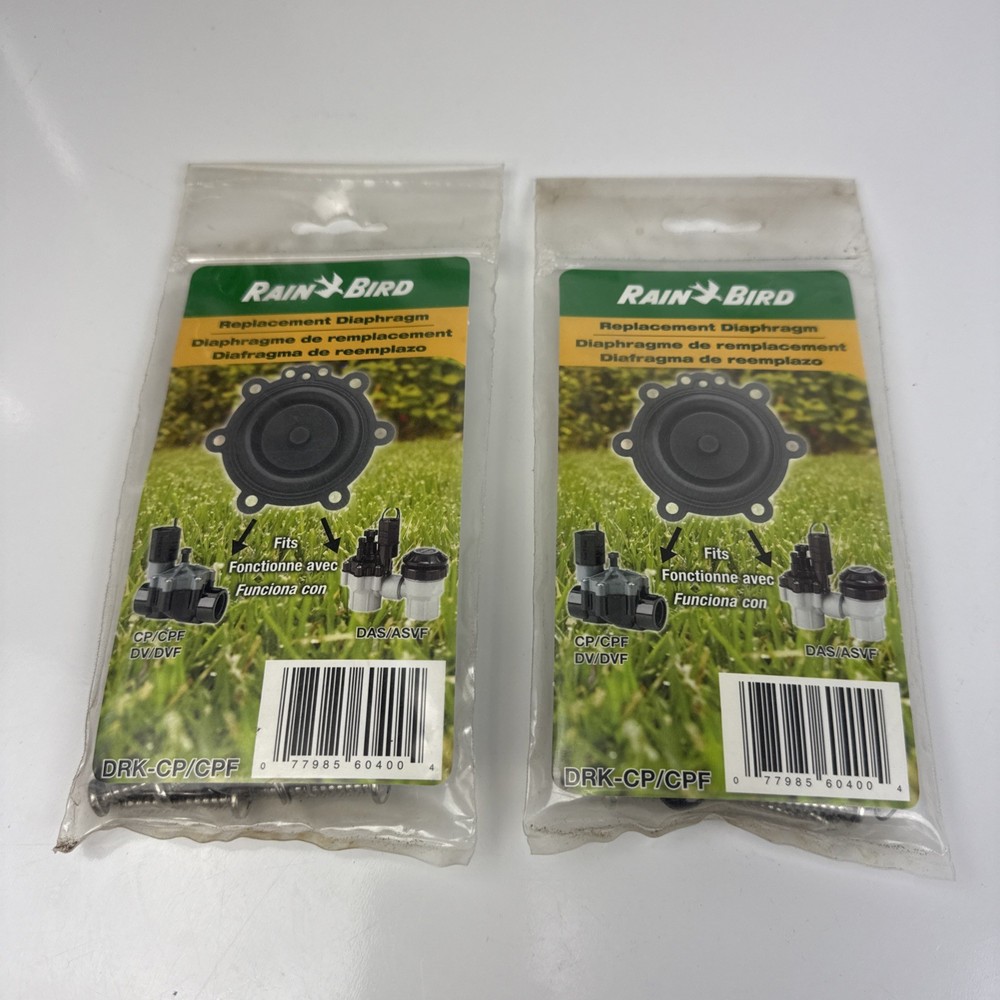 2 RAINBIRD Replacement Diaphragm Sets DRK-CP/CPF Sealed NEW