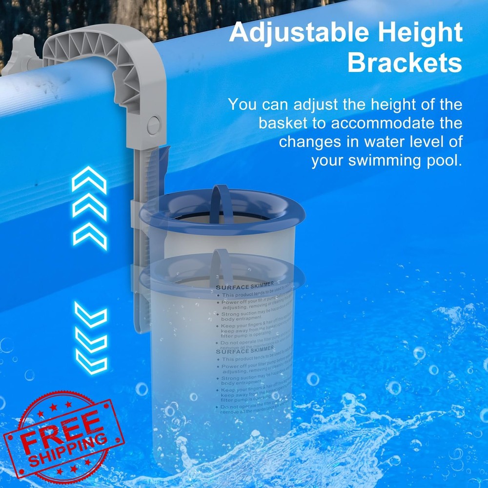 Sepetrel Pool Surface Skimmer Above Ground Inflatable Frame Pool