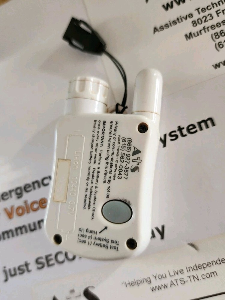 Assistive Technology Services Personal Emergency Response System Used