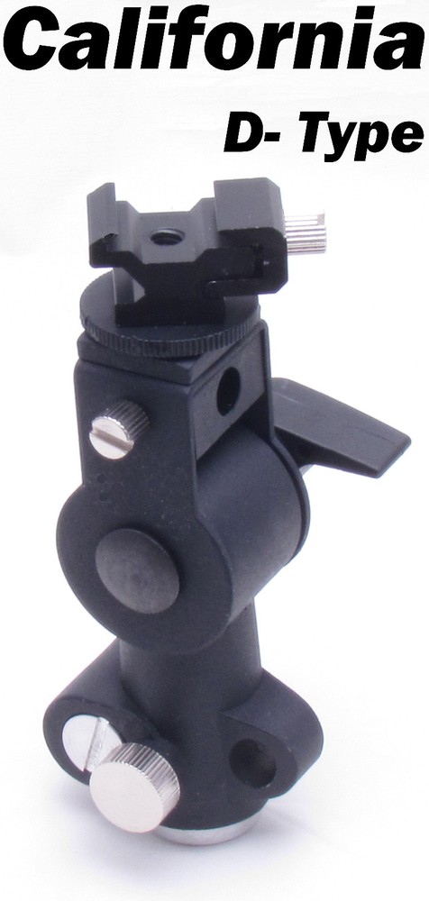 D-Type Flash Shoe Umbrella Light Stand Holder Tripod Bracket Mount D Type Hot