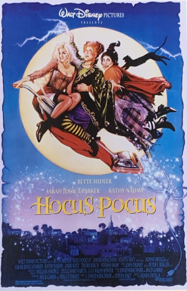 Hocus Pocus Movie Poster 1993 Walt Disney Pictures #0022