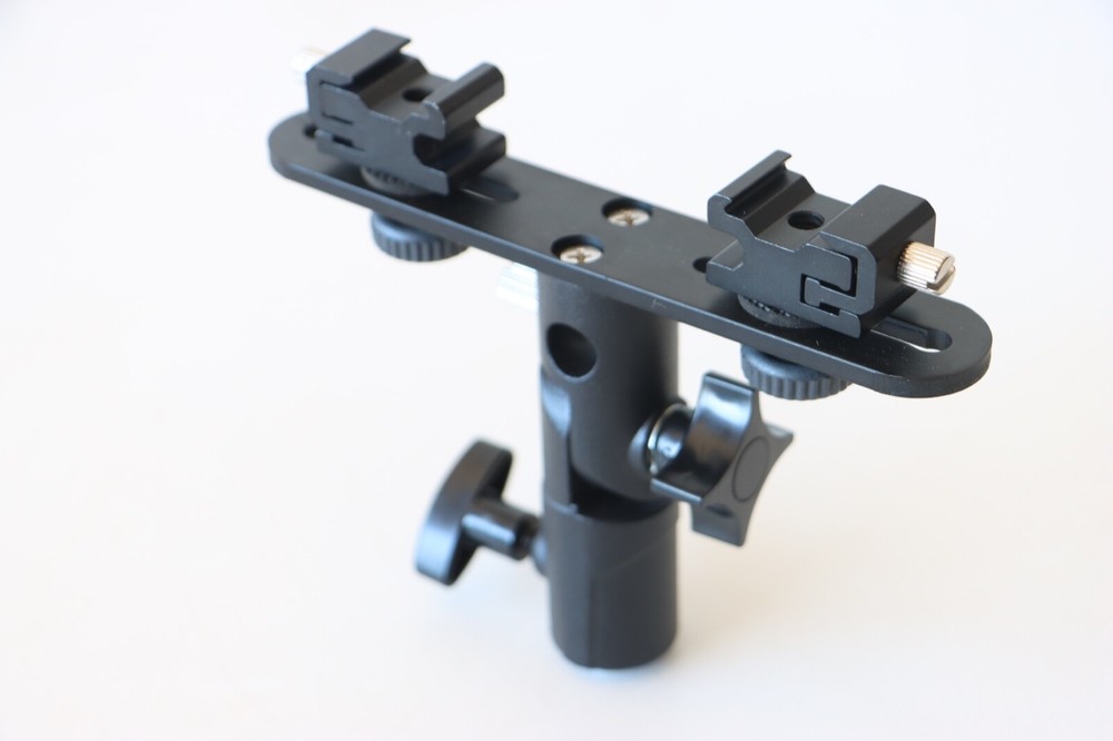 Dual Flash / Audio DSLR mount / bracket