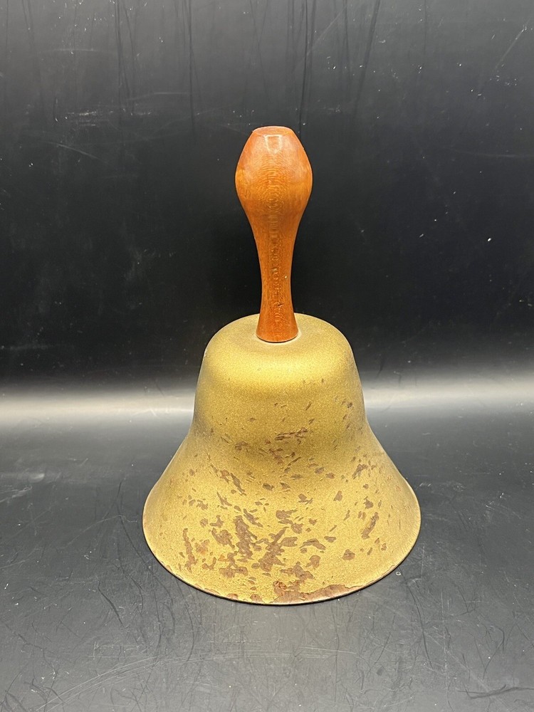 Metal Bell With Wood Handle