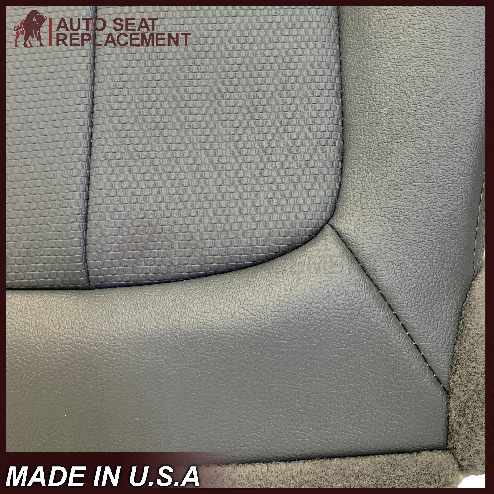 2011 - 2016 F250 F350 F450 XL WT Driver Bottom In Gray Seat Cover & Cushion Foam