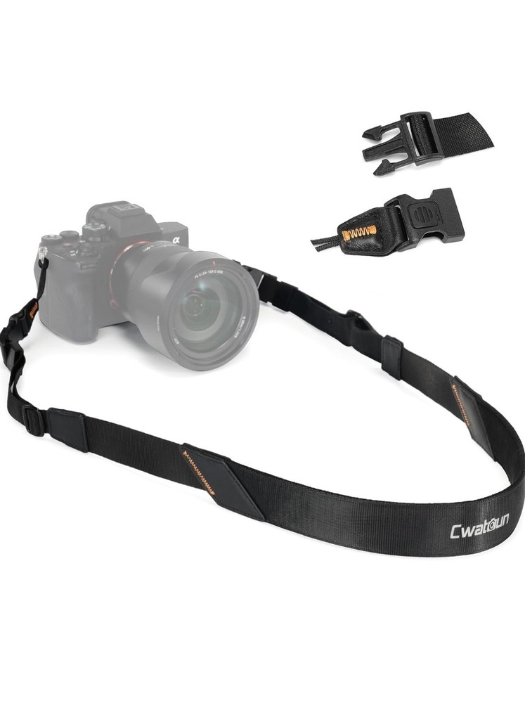 New Cwatcun High Quality Nylon EVA Microfleece Comfortable Durable Camera Strap