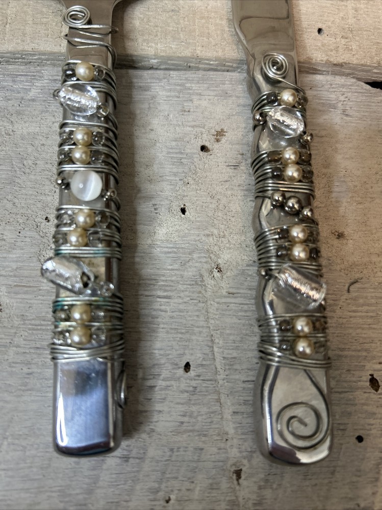 Cake Serving Set - Knife And Cake server. (p)