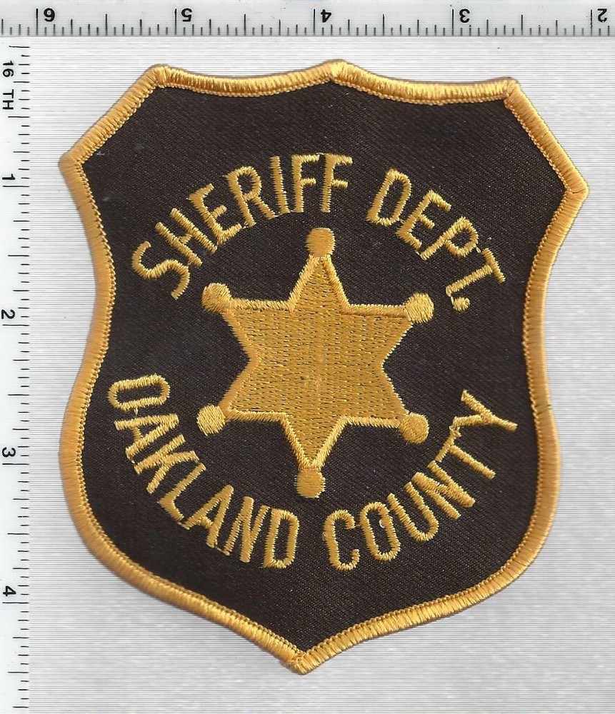 Oakland County Sheriff (Michigan) 3rd Issue Shoulder Patch