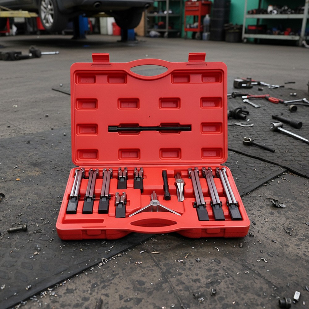 2&3 Jaw Bearing Remover Set, 13pcs Multi-combination Puller Kit With Storage Box