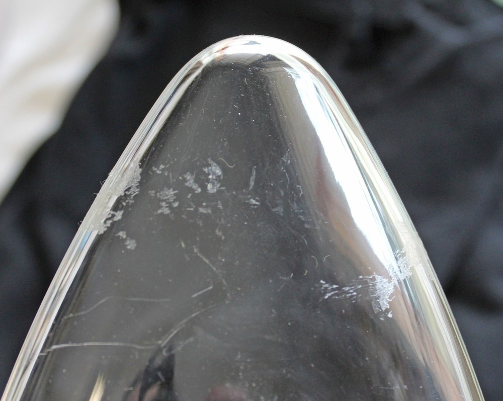 Lindt Chocolate Lucite Lightbulb Shaped Container
