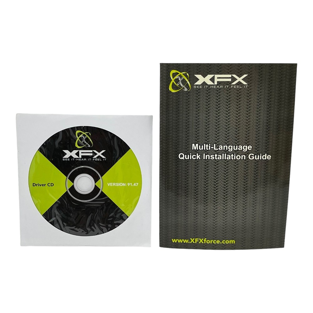 XFX DRIVER CD v.91-47 w/MULTI-LANGUAGE QUICK INSTALLATION GUIDE