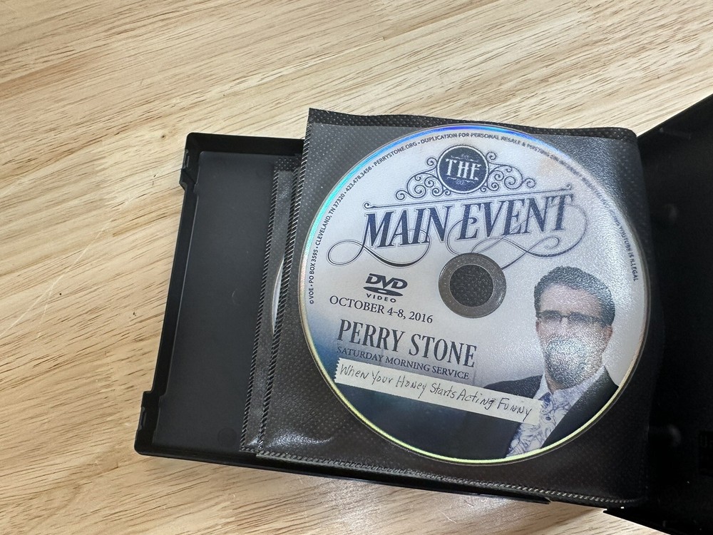 PERRY STONE * THE MAIN EVENT OCTOBER 4-8, 2016 * 8 CD SET
