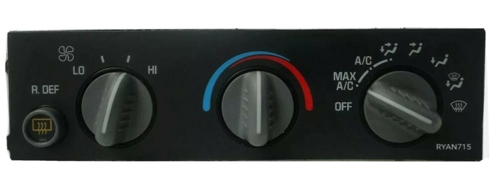 CHEVY / GMC VAN OEM Heater A/C Control Unit Temperature Climate Switch