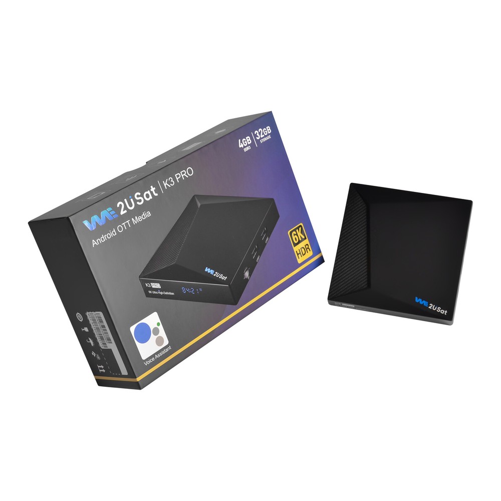 SuperBox/WE2USAT Media Player 20 New Apps 6K Android Smart TV Box Voice Command