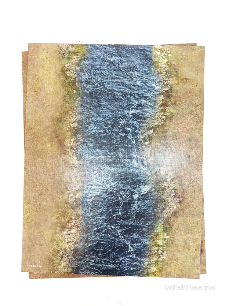 Iron Kingdoms Map Tiles Set of 9 Double Sided