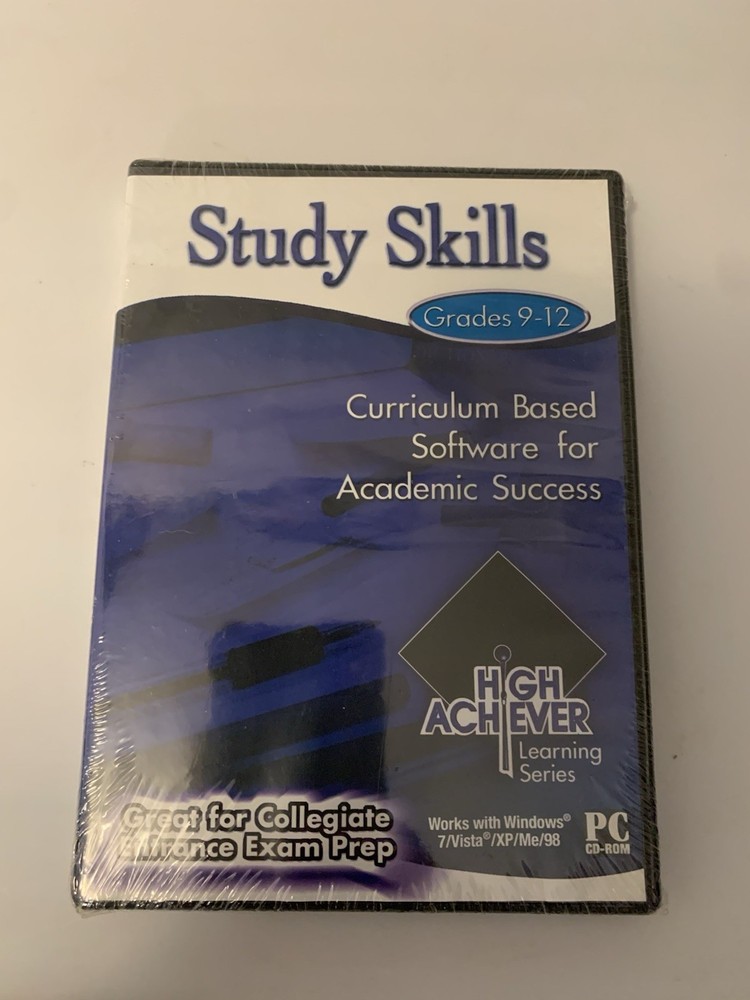 New Pc Treasures High Achiever Study Skills Sealed