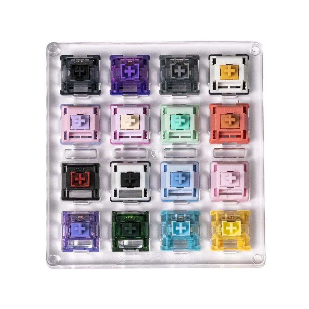 16-Key Switch Tester for Akko Mechanical Keyboards Acrylic Testing Tool