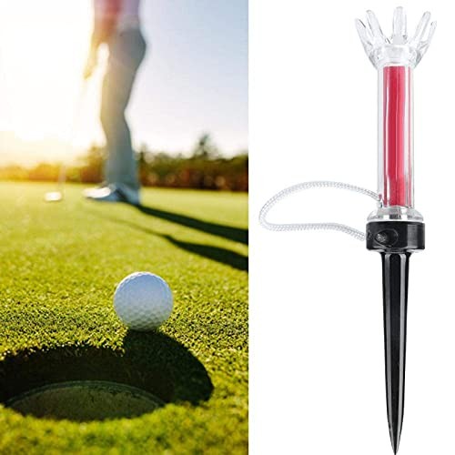 Golf Tees, 5Pcs Flexible Magnetic Plastic Golf Tee Training Practice Tool 90mm
