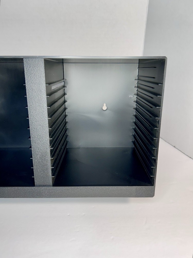 Vtg Laserline CD 36ND Wall Mountable Compact Disc Storage Rack, Stores 36 CDs