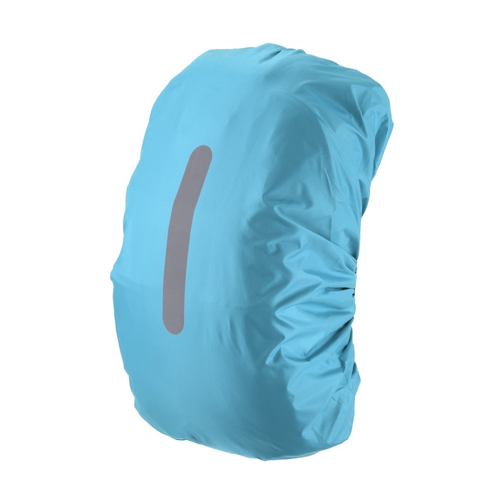 30-40L Waterproof Backpack Rain Cover with Vertical Strap S Light Blue