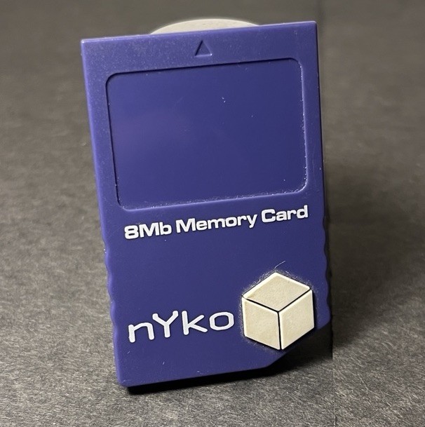 8MB Nyko GameCube Memory Card Purple