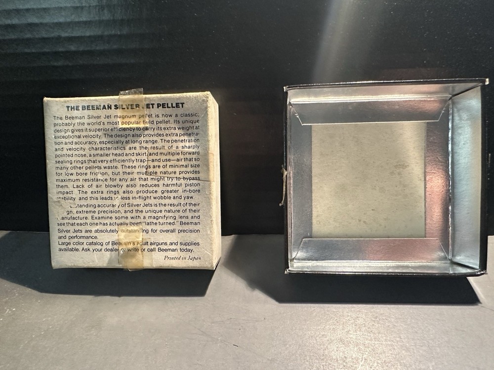 Beeman Silver Jet Empty Box Only,