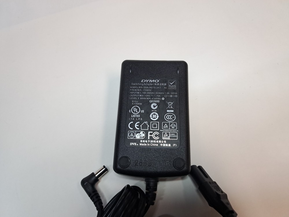 Dymo 400 Thermal Label Printer with AC Adapter and USB Cable 93089 - Tested