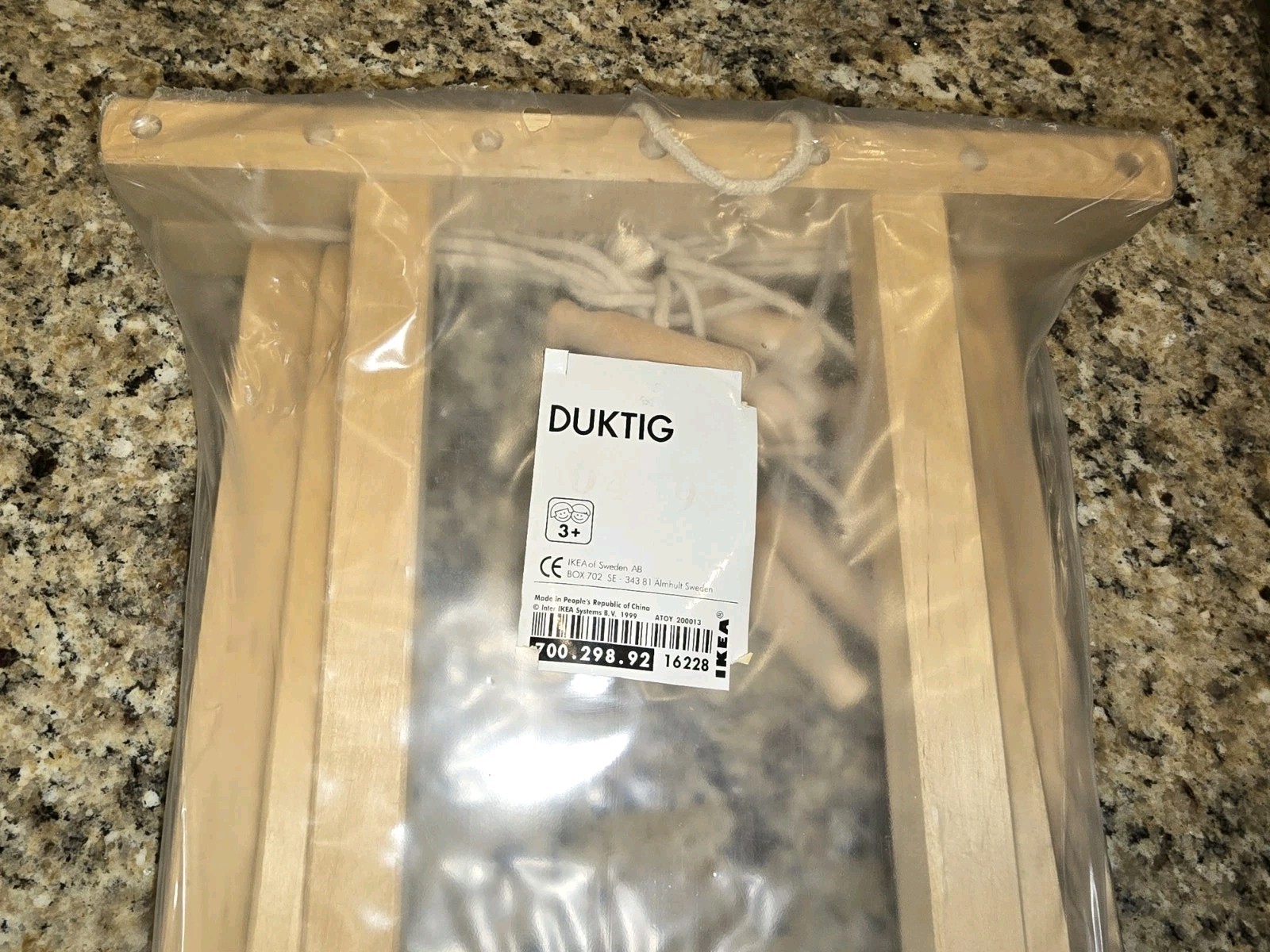 IKEA Duktig Clothes Drying Wood Rack Indoor Outdoor Laundry Rack NEW RARE