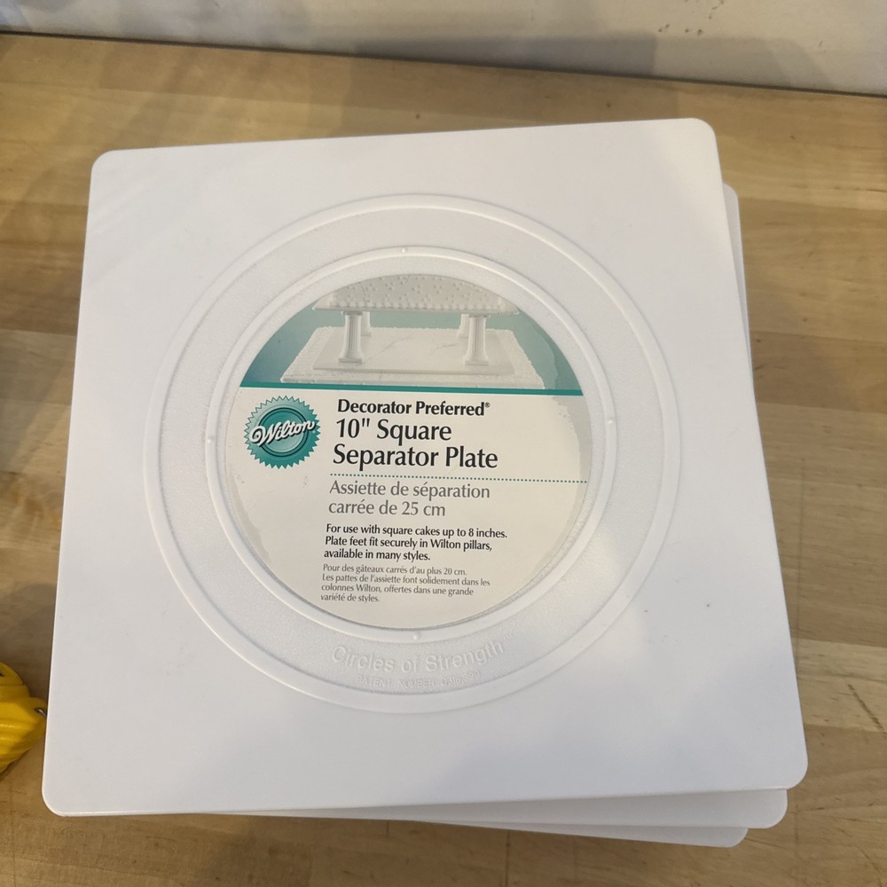 wilton 10" square separator plate