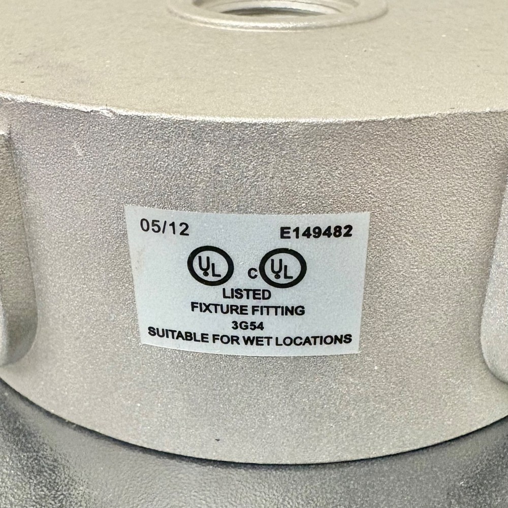 UL E149482 Fixture Fitting, Silver (New)