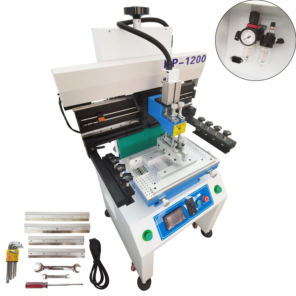 110V Touch Screen High Accuracy Semi-Automatic Solder Paste Printing Machine